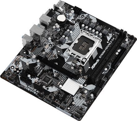 Материнська плата ASRock (1700/B760, 2*DDR4, 1xPCIex16, 4xSATAІІІ, 3xM.2, GLan, 7.1ch, mATX) (B760M-HDV/M.2 D4) [403417]