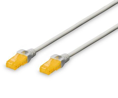 Патч-корд DIGITUS САТ 6A U-UTP, 2м, AWG 26/7, Cu, LSZH, сірий (DK-1613-A-020) [109963]