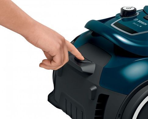 Пилосос Bosch контейнерний, 600Вт, конт пил -2.4л, НЕРА13, синій (BGS41FAM) [15609]