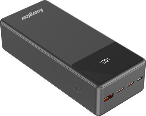 УМБ Energizer 27000mAh 65W PD,QC3.0,USB-А, 2хUSB-C, Micro-USB, LCD display,Black (UE27062PQ) [404346]