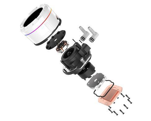 Система водяного охолодження ID-Cooling Space LCD (SL360 XE White) [609014]