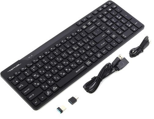 Клавіатура бездротова A4Tech FBK27C AS Black (FBK27C AS (Black)) [606100]
