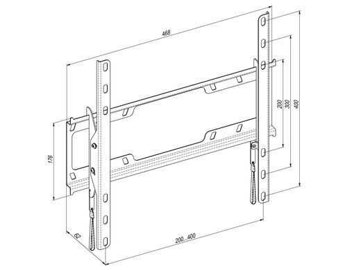 Кріплення ТВ з кутом нахилу Simpler 32-65" (48EN) [106969]