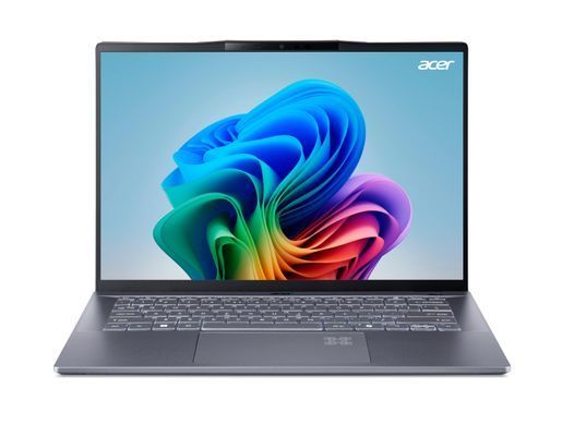 Ноутбук Acer Swift 14 AI SF14-11 14.5" WQXGA IPS, Quallcomm X1P-64-100, 16GB, F1TB, UMA, Win11, сірий (NX.KZXEU.001) [100272]