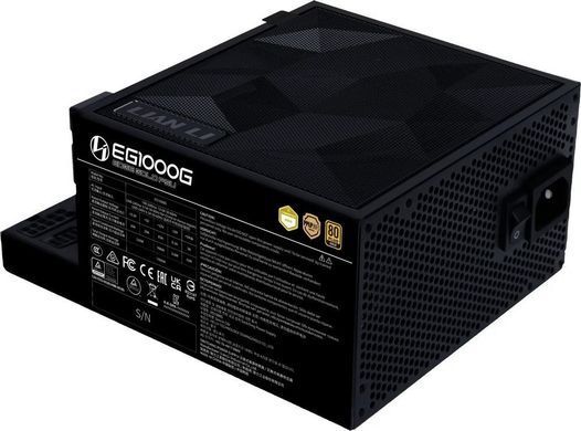 Блок живлення Lian Li Edge Gold 1000W Black with Hub, EU Cord (G9P.EG1000G.BH00.EU) [616058]