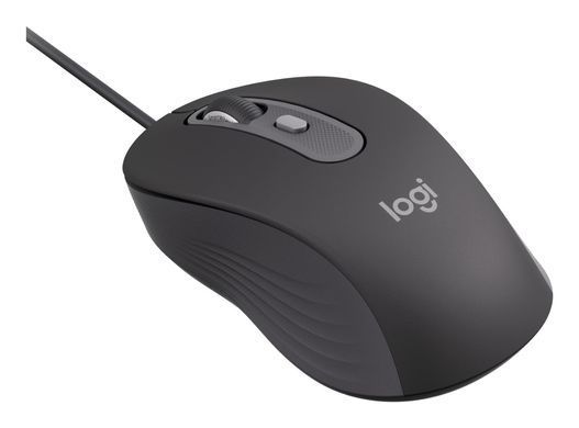 Маніпулятор миша дротова LOGITECH Signature M520 Wired Mouse for Business - GRAPHITE - USB - N/A - EMEA28i-935 - USB-C (910-007511) [501967]