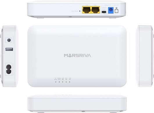 ДБЖ Marsriva DC Router UPS KP2 DC+PoE+USB OUT, Select DC 9V/12V+ DC 5V, 18W 10000mAh (36Wh) (KP2_MARSRIVA) [402193]