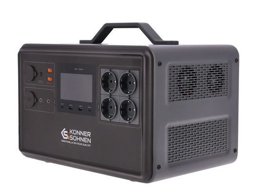 Портативна електростанція Konner&Sohnen KS 2400PS, 2400Вт, 2240Вт/год, LifePo4, Bluetooth, UPS, 25.9кг (KS2400PS) [114055]