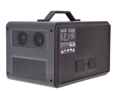 Портативна електростанція Konner&Sohnen KS 2400PS, 2400Вт, 2240Вт/год, LifePo4, Bluetooth, UPS, 25.9кг (KS2400PS) [114055]