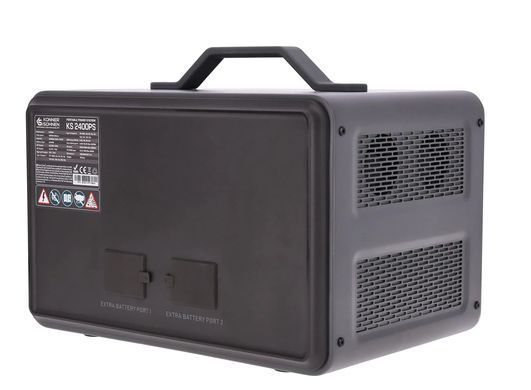 Портативна електростанція Konner&Sohnen KS 2400PS, 2400Вт, 2240Вт/год, LifePo4, Bluetooth, UPS, 25.9кг (KS2400PS) [114055]
