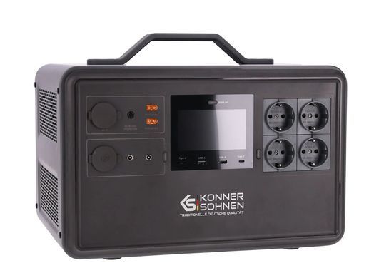 Портативна електростанція Konner&Sohnen KS 2400PS, 2400Вт, 2240Вт/год, LifePo4, Bluetooth, UPS, 25.9кг (KS2400PS) [114055]