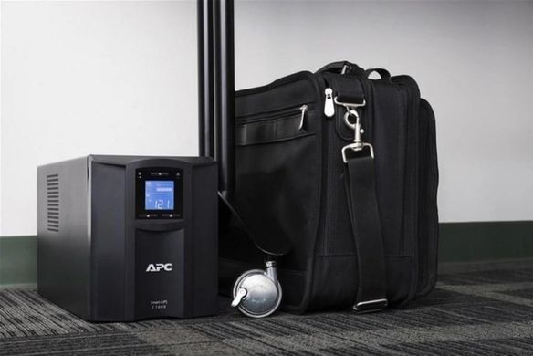 Джерело безперебійного живлення APC Smart-UPS C 1000VA/600W, LCD, USB, SmartConnect, 8xC13 (SMC1000IC) [103028]
