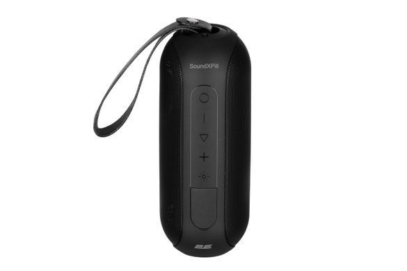 Портативна акустична система 2E SoundXPill 30Вт, ВТ 5.0, MP3, TWS, RGB, IPX7, Чорний (2E-BSSXPLLWBK) [113293]