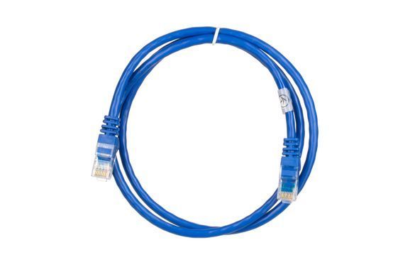 Патч-корд 2E САТ 6, UTP, 1м, 26AWG, RJ45, 7/0.16, Cu, PVC, синій (2E-PC6COP-100BL) [109850]