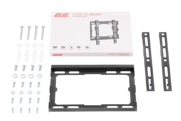 Кріплення ТВ фіксоване 2E Luned 23"- 43" 45кг (2E2GEN2343FIX) [107019]