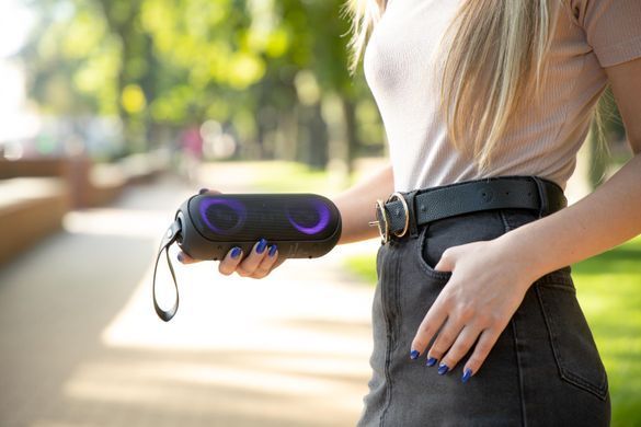 Портативна акустична система 2E SoundXPill 30Вт, ВТ 5.0, MP3, TWS, RGB, IPX7, Чорний (2E-BSSXPLLWBK) [113293]