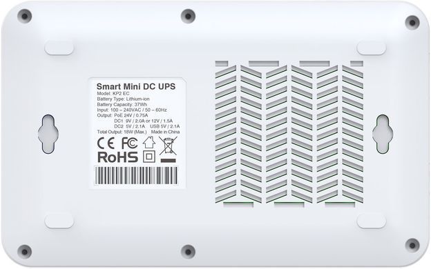 ДБЖ Marsriva DC Router UPS KP2 DC+PoE+USB OUT, Select DC 9V/12V+ DC 5V, 18W 10000mAh (36Wh) (KP2_MARSRIVA) [402193]