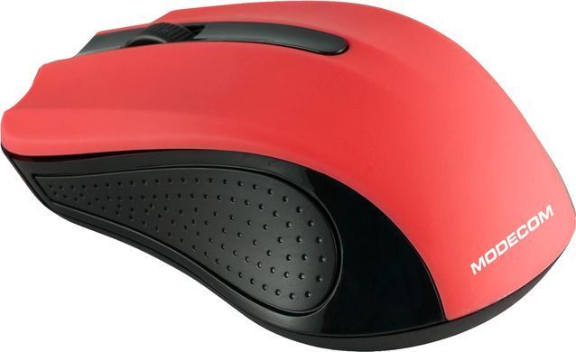 Мишка Modecom MC-WM9, бездротова, 2кн., 1200dpi, нано ресівер чорно-червона (M-MC-0WM9-150) [401139]