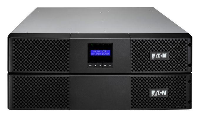 Eaton Джерело безперебійного живлення 9E, 1000VA/900W, RM 2U, LCD, USB, RS232, 4xC13 (9E1000IR)