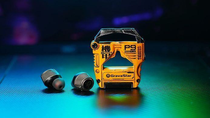 Навушники TWS Gravastar Sirius Plus, BT 5.3, жовтий (GSP9PLUS_YLW) [107518]