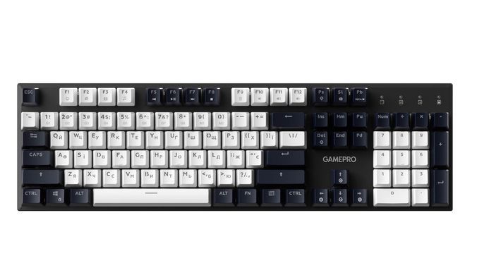 Клавіатура GamePro Genesis Metallic Outemu Red Swithes USB Black (MK144B) [615508]