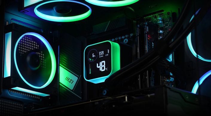Система водяного охолодження DeepCool LQ360 Ultra ARGB Black (R-LQ360-BKASMC-G-1) [618126]