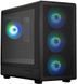 Корпус Zalman M5 без БЖ, 1xUSB3.0, 1xUSB2.0, 1x Type C, 4x120мм ARGB, VGA 410мм, LCS ready, TG Side Panel, mATX, чорний (M5BLACK) [109657], фото 1