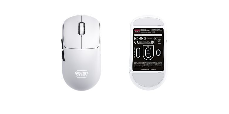 Миша Cherry Xtrfy M68 PRO, 8K, WL/USB-A, RGB, білий (CX-M68W-PRO-WHITE) [104154]