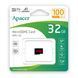 Карта пам`ятi MicroSDHC 32GB UHS-I Class 10 Apacer (AP32GMCSH10UB-RA) [606993], фото 2