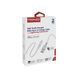 Кабель Promate PowerLine-Ai120 USB - Lightning (M/M), 2.4 A, 1.2 м, White (powerline-ai120.white) [604433], фото 7