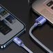 Кабель Baseus Crystal Shine Series Fast Charging Data Cable USB to iP 2.4A 1.2m Purple (CAJY000005) [802364], фото 8