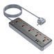 Мережевий подовжувач BOROFONE BAC5A Lord 5 position socket(PD20W/1C3A)(EU) Black (6941991111501) [802781], фото 5