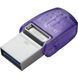 Флеш-накопичувач USB3.2 128GB Type-C Kingston DataTraveler microDuo 3C (DTDUO3CG3/128GB) [607273], фото 2