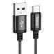 Кабель HOCO X91 Radiance charging data cable for Type-C(L=3M) Black (6931474788726) [805361], фото 1