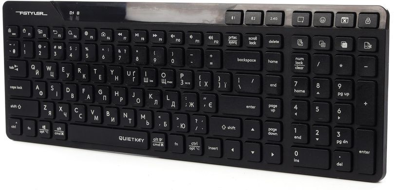 Клавіатура бездротова A4Tech FBK27C AS Black (FBK27C AS (Black)) [606100]