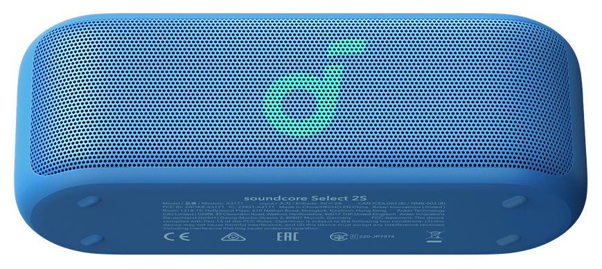 Портативна акустика Anker SoundСore Select 2S Blue (A3171031) [203592]