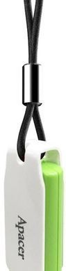 Флеш-накопичувач USB 32GB Apacer AH335 White/Green (AP32GAH335G-1) [607076]