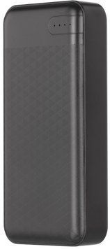 Акумулятор портативний літій-іонний Power Bank 2E 20000мА&middot;год, USB-C/microUSB/USB-А, чорний (2E-PB2004-BLACK) [114056]
