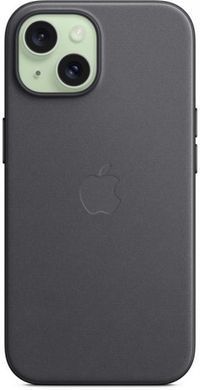 Чохол-накладка Apple FineWoven Case with MagSafe для Apple iPhone 15 Black (MT393) [601928]