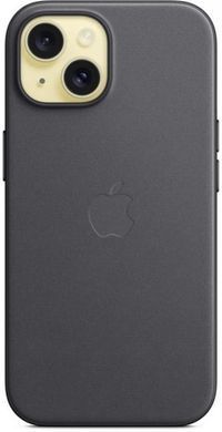 Чохол-накладка Apple FineWoven Case with MagSafe для Apple iPhone 15 Black (MT393) [601928]