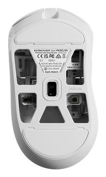 Миша бездротова PULSAR X3 CrazyLight Mini, білий (PX3RCL102) [504193]