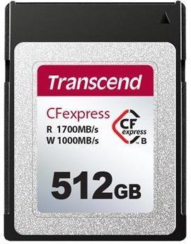 Карта пам'яті Transcend CFexpress 512GB Type B R1700/W1000MB/s (TS512GCFE820) [110177]
