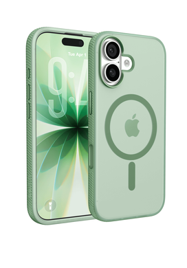 Чохол Belkin для iPhone 17, Magnetic Protective Grip, Sage (MSA034HQSE) [111895]