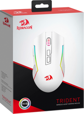 Миша Redragon Trident White (71864) [202959]