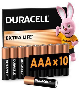 Лужні батарейки Duracell LR03 MN2400 уп. 1х10 шт. (5002509/5006462/5014477/5016486) [203694]