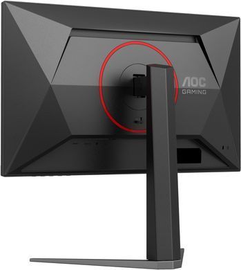 Монітор TFT 23.8" AOC, IPS, 200Гц, 2xHDMI, DP, HAS, Pivot, колонки, чорно-червоний (24G4HA) [402049]