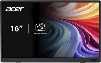 Монітор портативний Acer 15.6W" PM161W bmiuux miniHDMI, 2xUSB-C, MM, 1920:1200, IPS, 16:10, 4ms (UM.ZP1EE.012) [114957]
