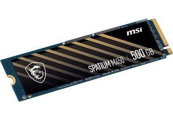 Накопичувач SSD 500GB MSI Spatium M450 M.2 2280 PCIe 4.0 x4 NVMe 3D NAND TLC (S78-440K220-P83) [614290]