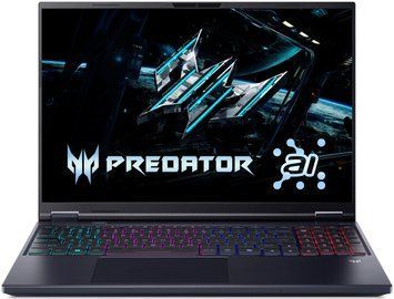 Ноутбук Acer Predator Helios Neo 16 PHN16-73 16" WQXGA, Intel U9-275HX, 32GB, F1TB, NVD5070-8, Lin, чорний (NH.QX5EU.00K) [113935]