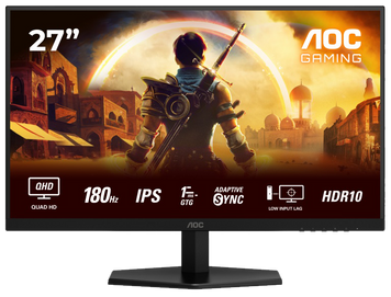Монiтор 27" AOC Black/Red (Q27G42XE) [200354]